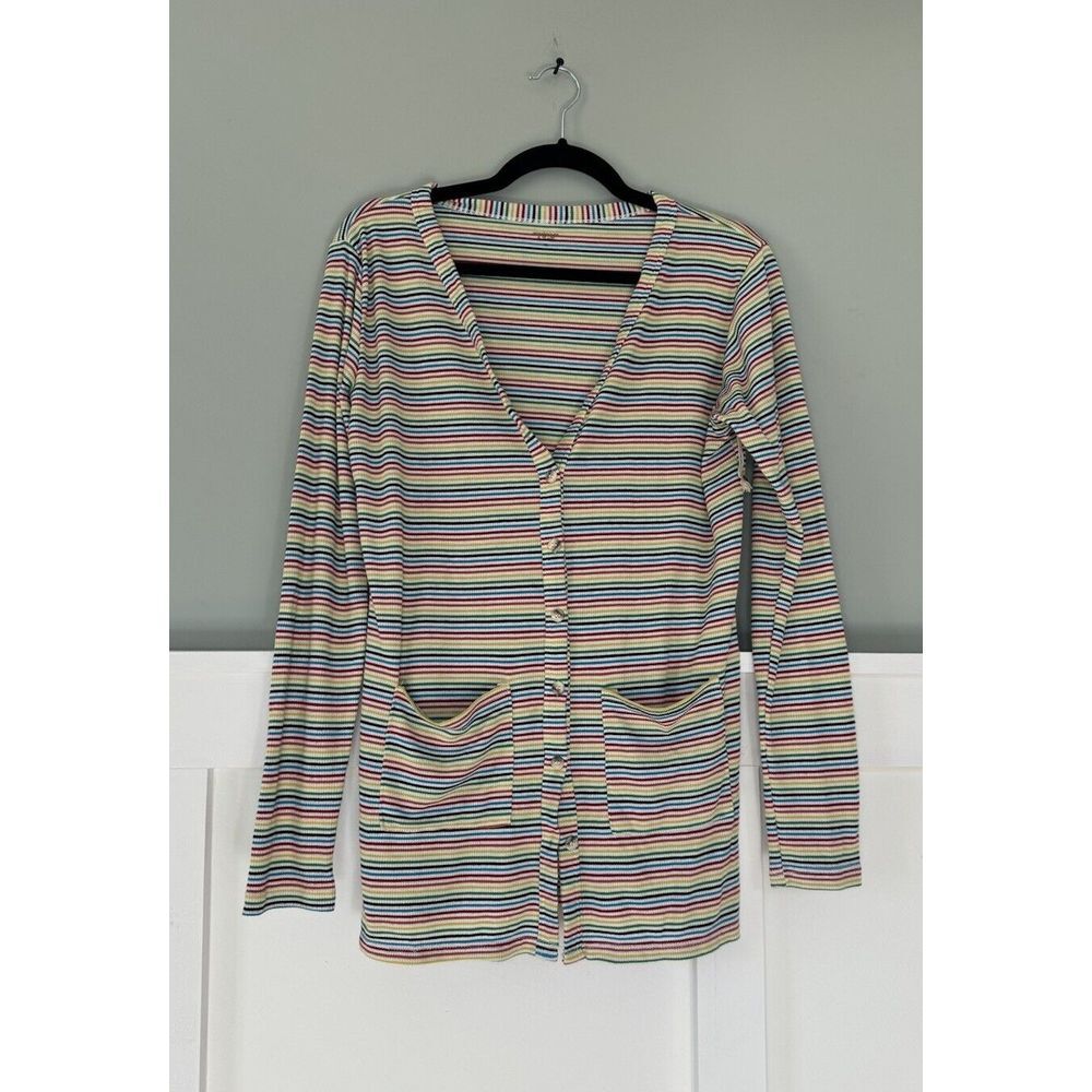 Woodmouse And Thistle Rainbow Cardigan Boutique Size‎ Medium Pride